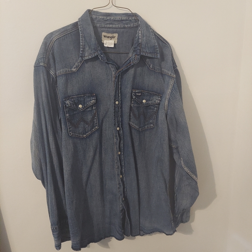 Men's Denim Wrangler Shirt